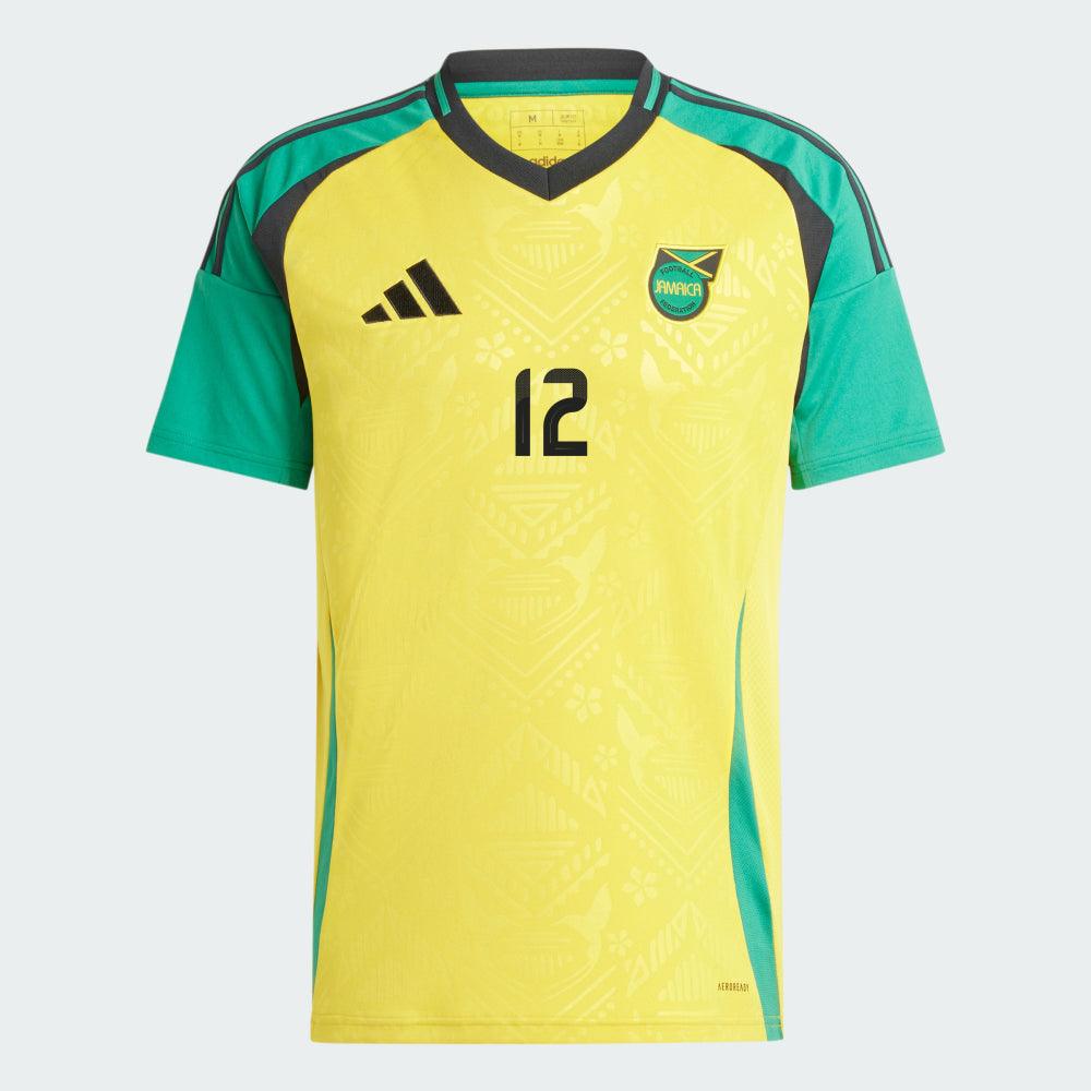 Youth Jamaica Home Demarai Gray 12 Soccer Replica Jersey 2024