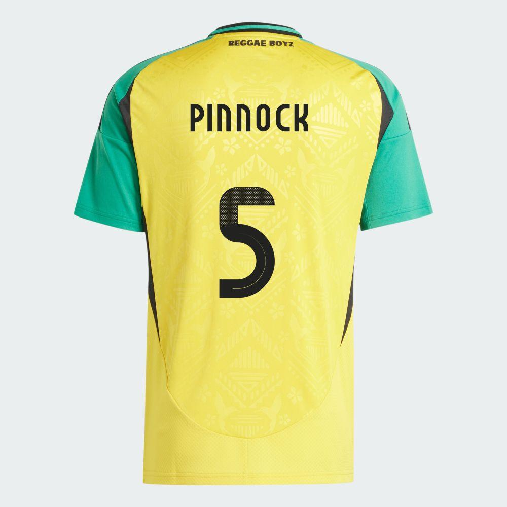 Youth Jamaica Home Ethan Pinnock #14 Soccer Replica Jersey 2024