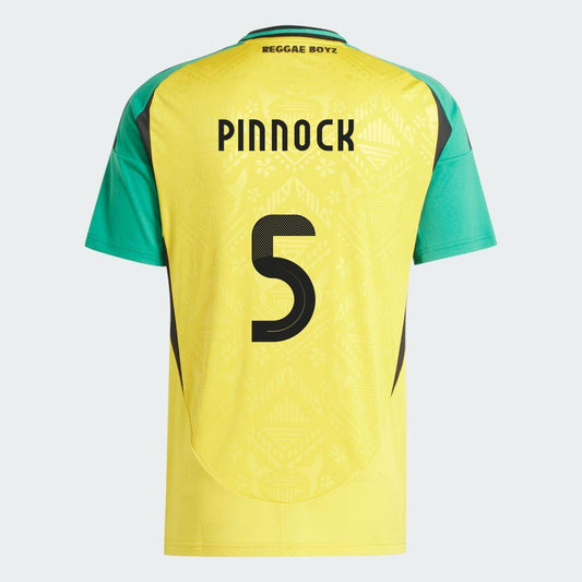 Youth Jamaica Home Ethan Pinnock #14 Soccer Replica Jersey 2024