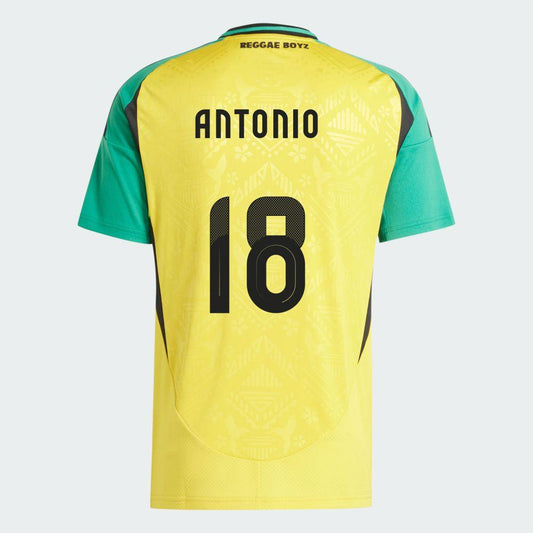 Youth Jamaica Home Michail Antonio 18 Soccer Replica Jersey 2024