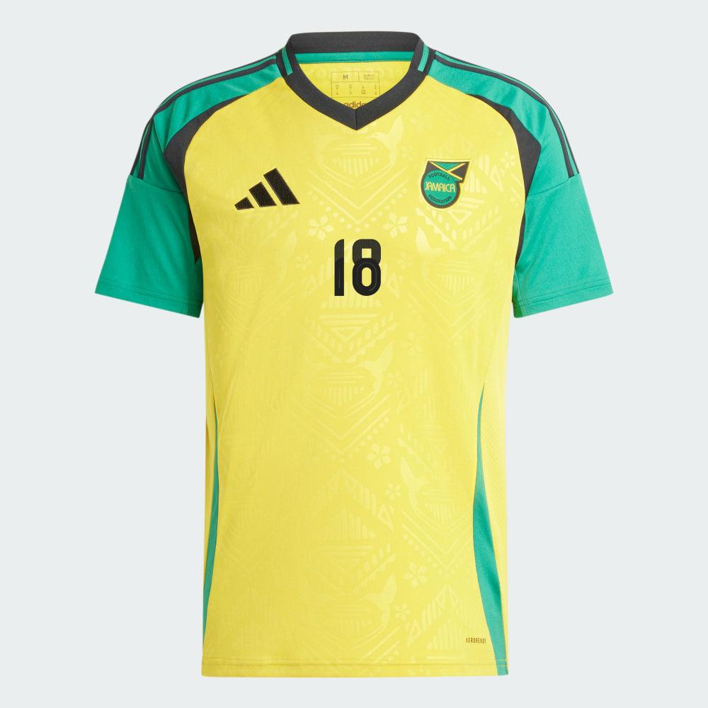 Youth Jamaica Home Michail Antonio 18 Soccer Replica Jersey 2024