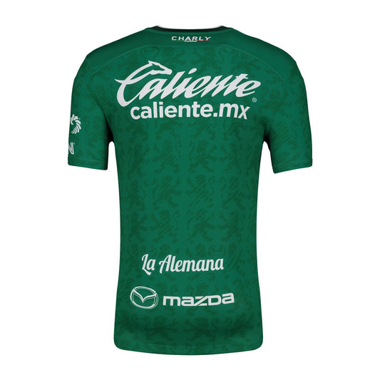 Men's Charly Green/White Club Leon 2024/25 Home Authentic Jersey - Customizable