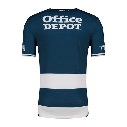 Men's Charly Navy/White C.F. Pachuca 2024/25 Home Authentic Jersey - Customizable