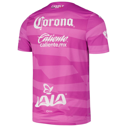 Men's Charly Pink Santos Laguna 2024/25 Authentic Goalkeeper Jersey - Customizable