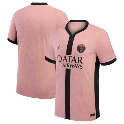 Men's Jordan Brand Pink Paris Saint-Germain 2024/25 Third Authentic Jersey - Customizable