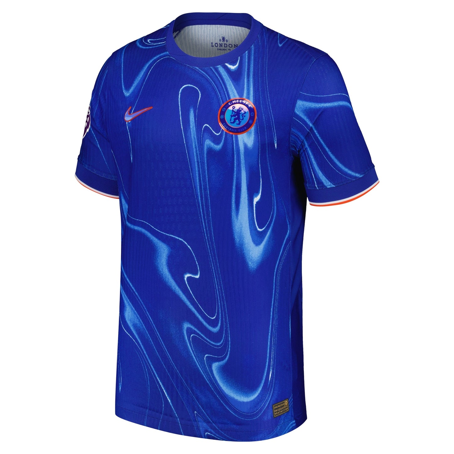 Men's Nike Blue Chelsea 2024/25 Home Authentic Patch Jersey - Customizable