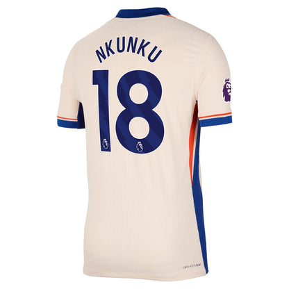 Men's Nike Christopher Nkunku Orange Chelsea 2024/25 Away Authentic Player Jersey