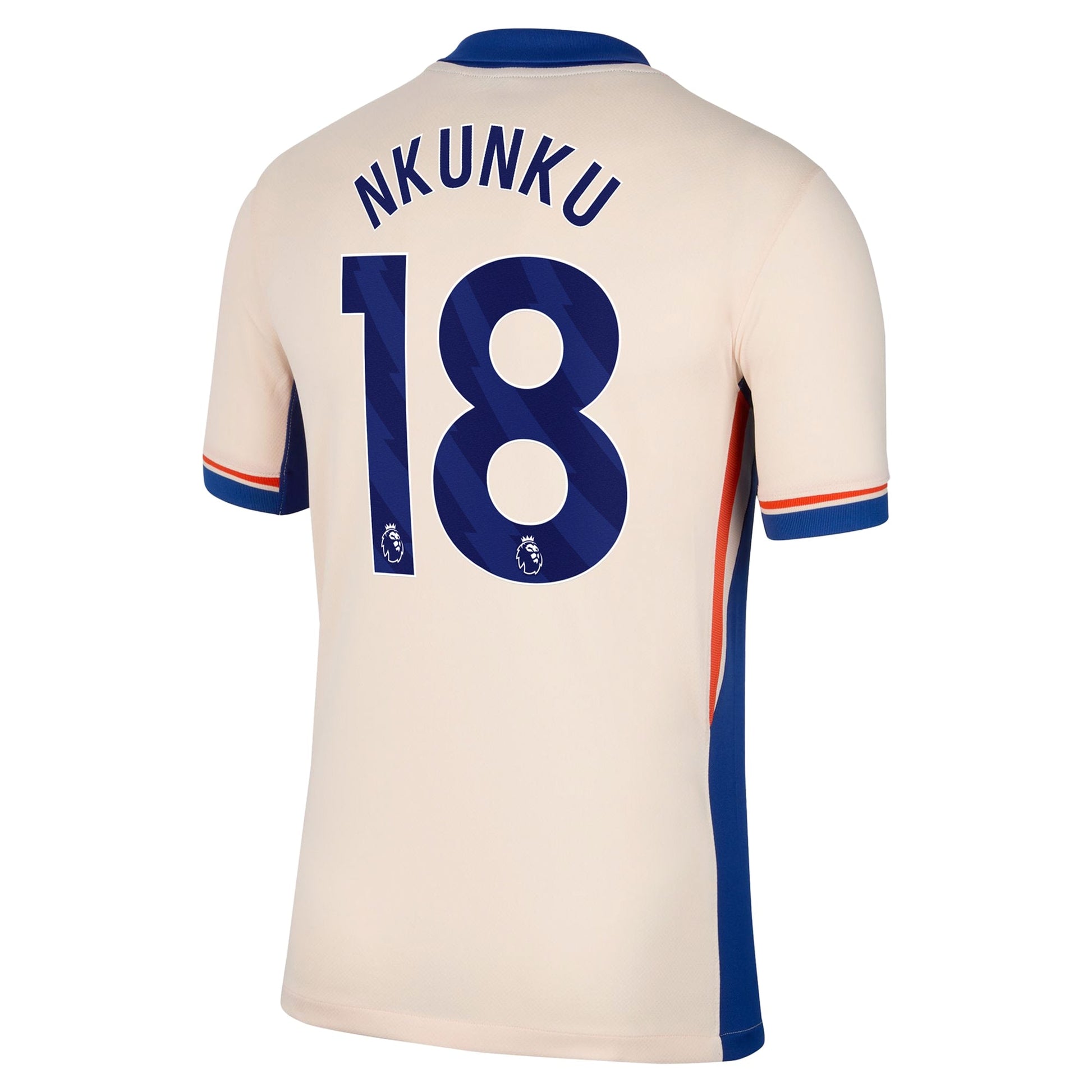 Men's Nike Christopher Nkunku Orange Chelsea 2024/25 Away Replica Player Jersey