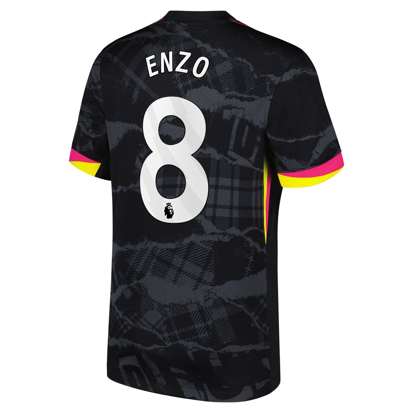 Men's Nike Enzo Fern¨¢ndez Anthracite Chelsea 2024/25 Third Replica Player Jersey