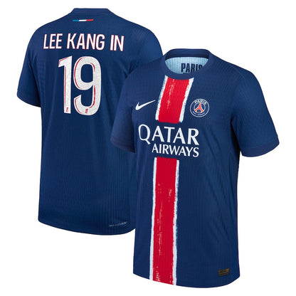 Men's Nike Lee Kang In Navy Paris Saint-Germain 2024/25 Authentic Player Jersey