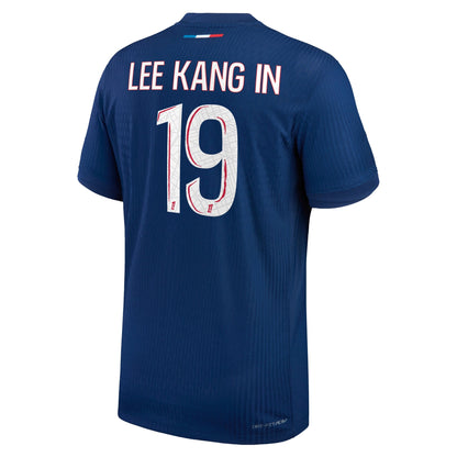 Men's Nike Lee Kang In Navy Paris Saint-Germain 2024/25 Authentic Player Jersey