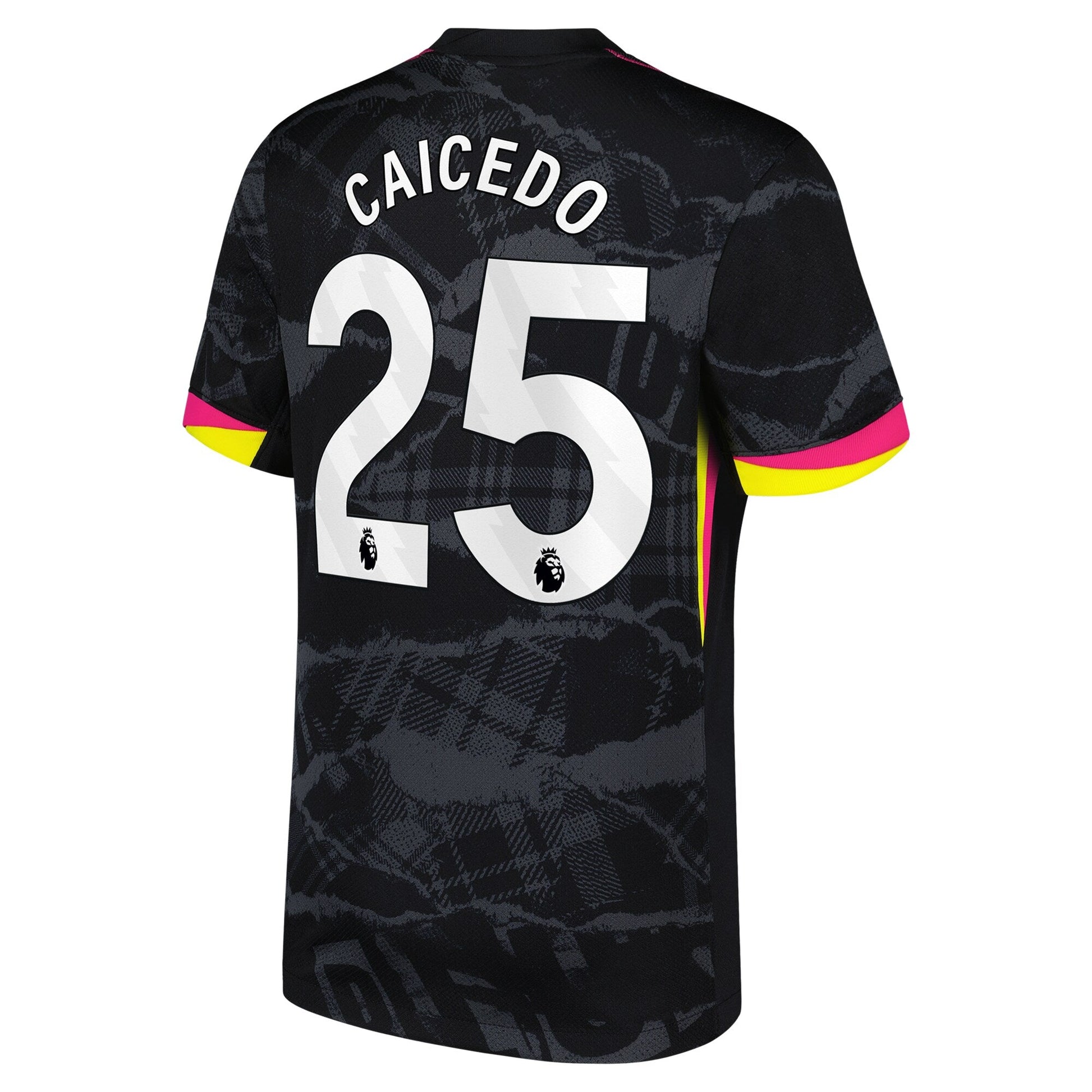 Men's Nike Mois¨¦s Caicedo Anthracite Chelsea 2024/25 Third Replica Player Jersey