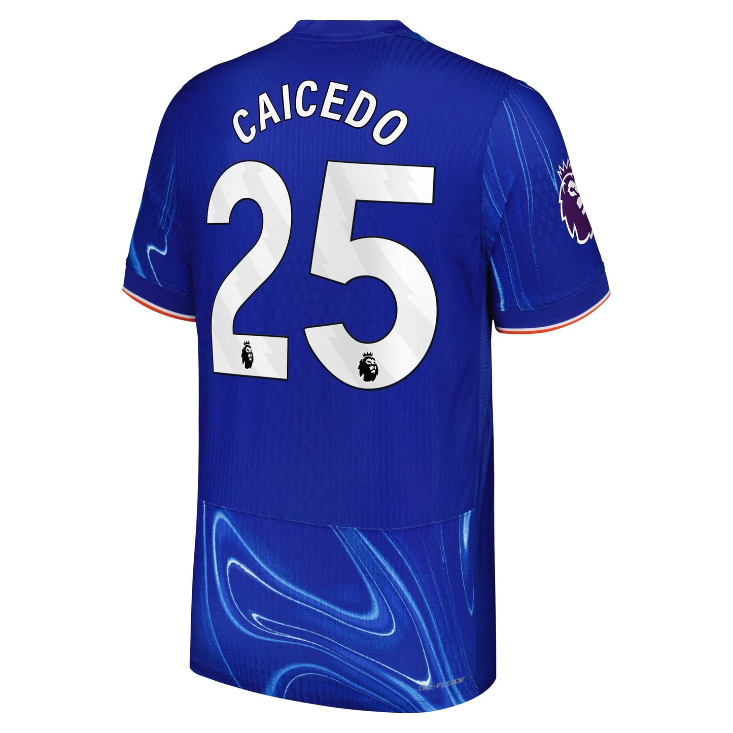 Men's Nike Mois¨¦s Caicedo Blue Chelsea 2024/25 Home Authentic Player Jersey