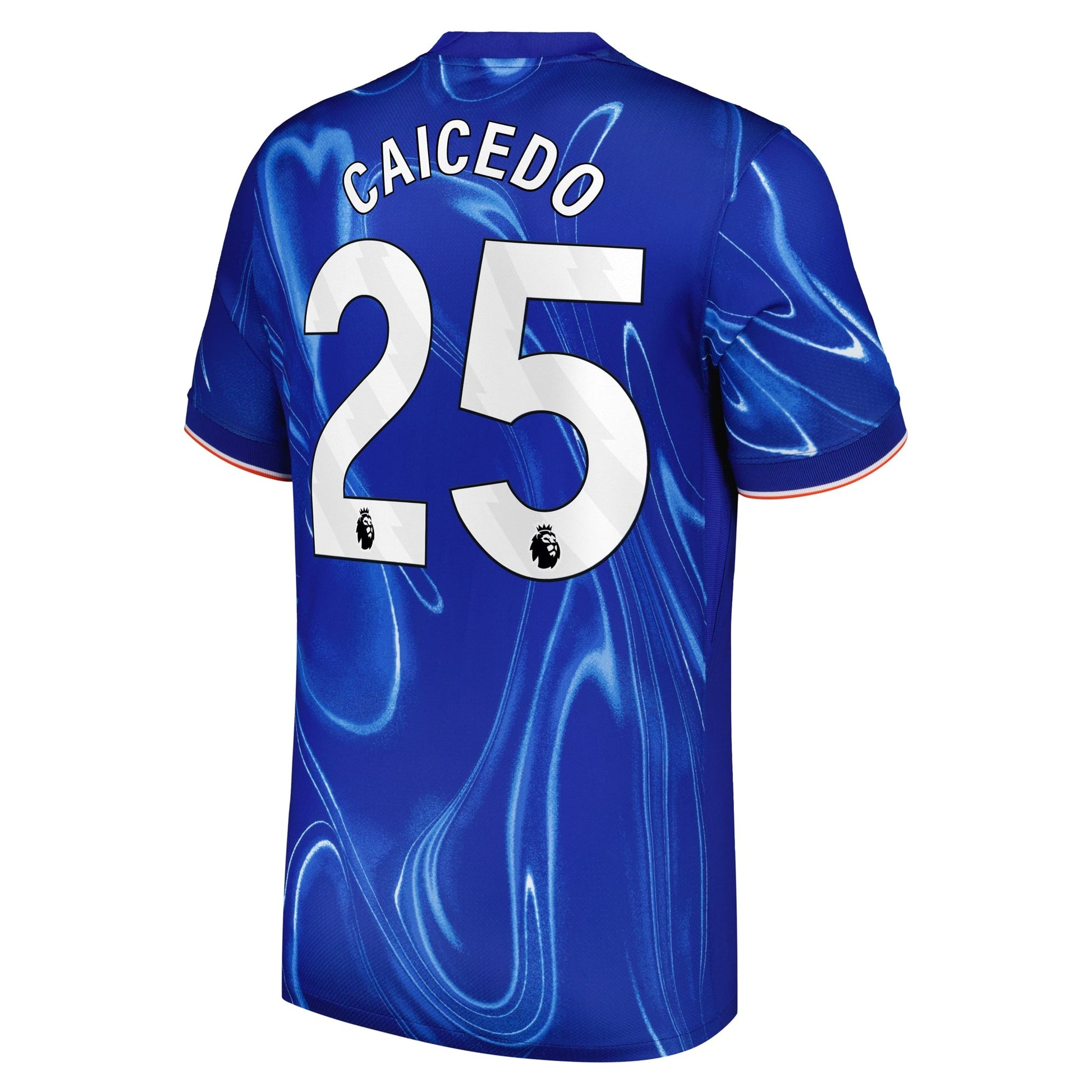 Men's Nike Mois¨¦s Caicedo Blue Chelsea 2024/25 Home Replica Player Jersey