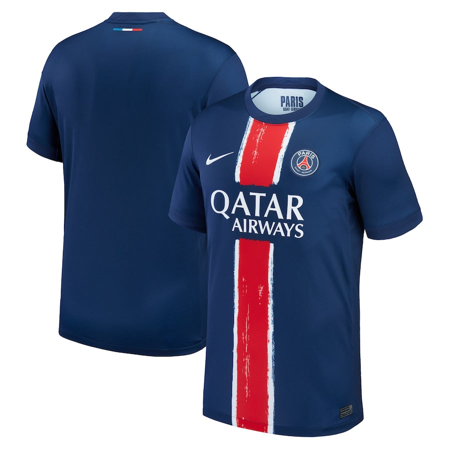 Men's Nike Navy Paris Saint-Germain 2024/25 Home Replica Jersey - Customizable