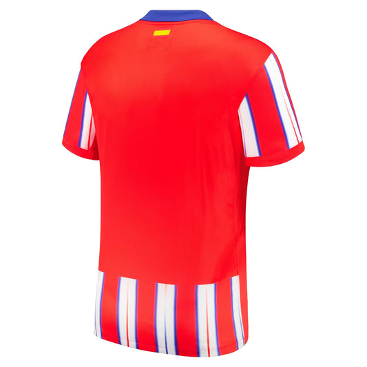 Men's Nike Red/White Atletico de Madrid 2024/25 Home Replica Jersey - Customizable