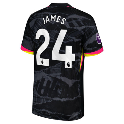 Men's Nike Reece James Anthracite Chelsea 2024/25 Third Authentic Player Jersey