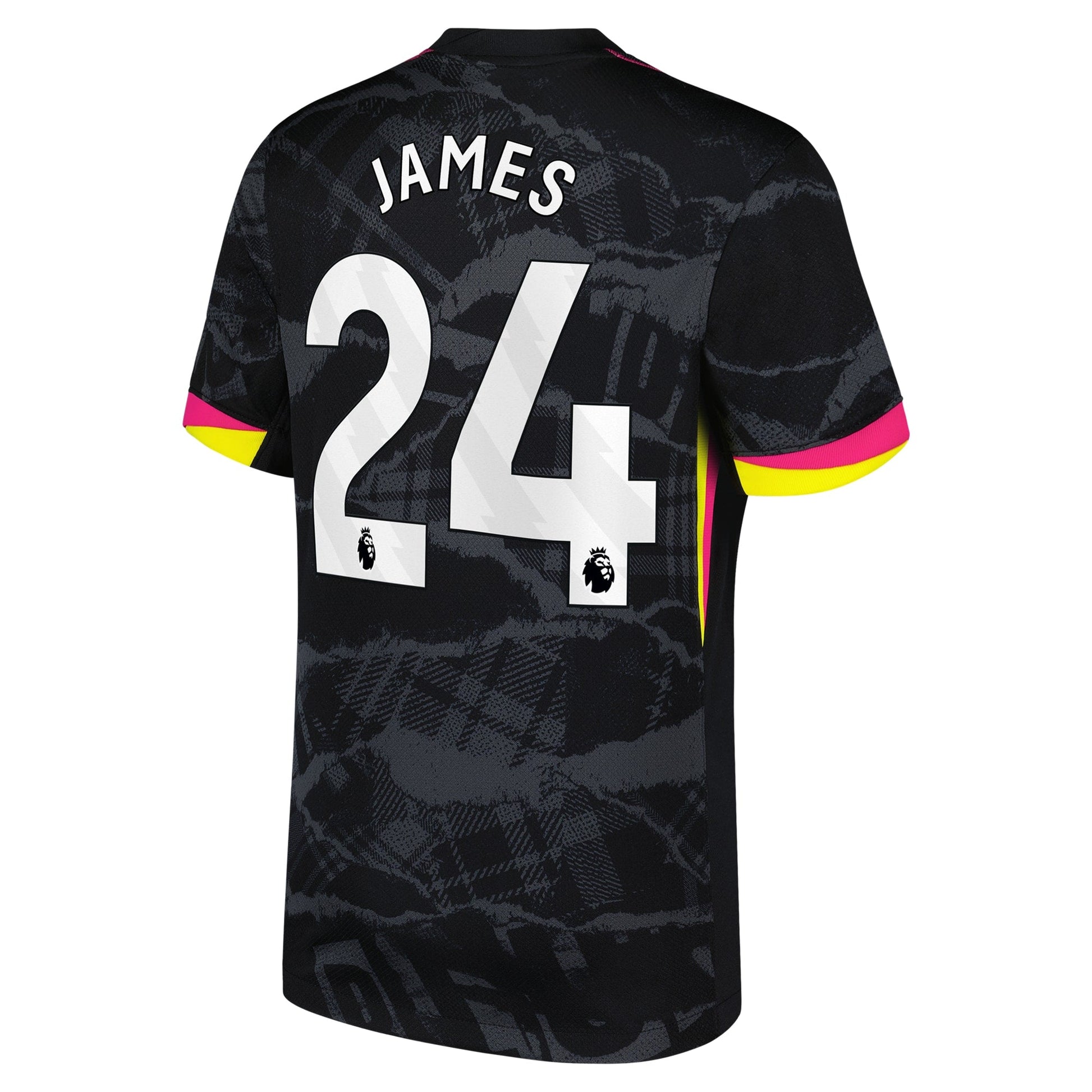 Men's Nike Reece James Anthracite Chelsea 2024/25 Third Replica Player Jersey