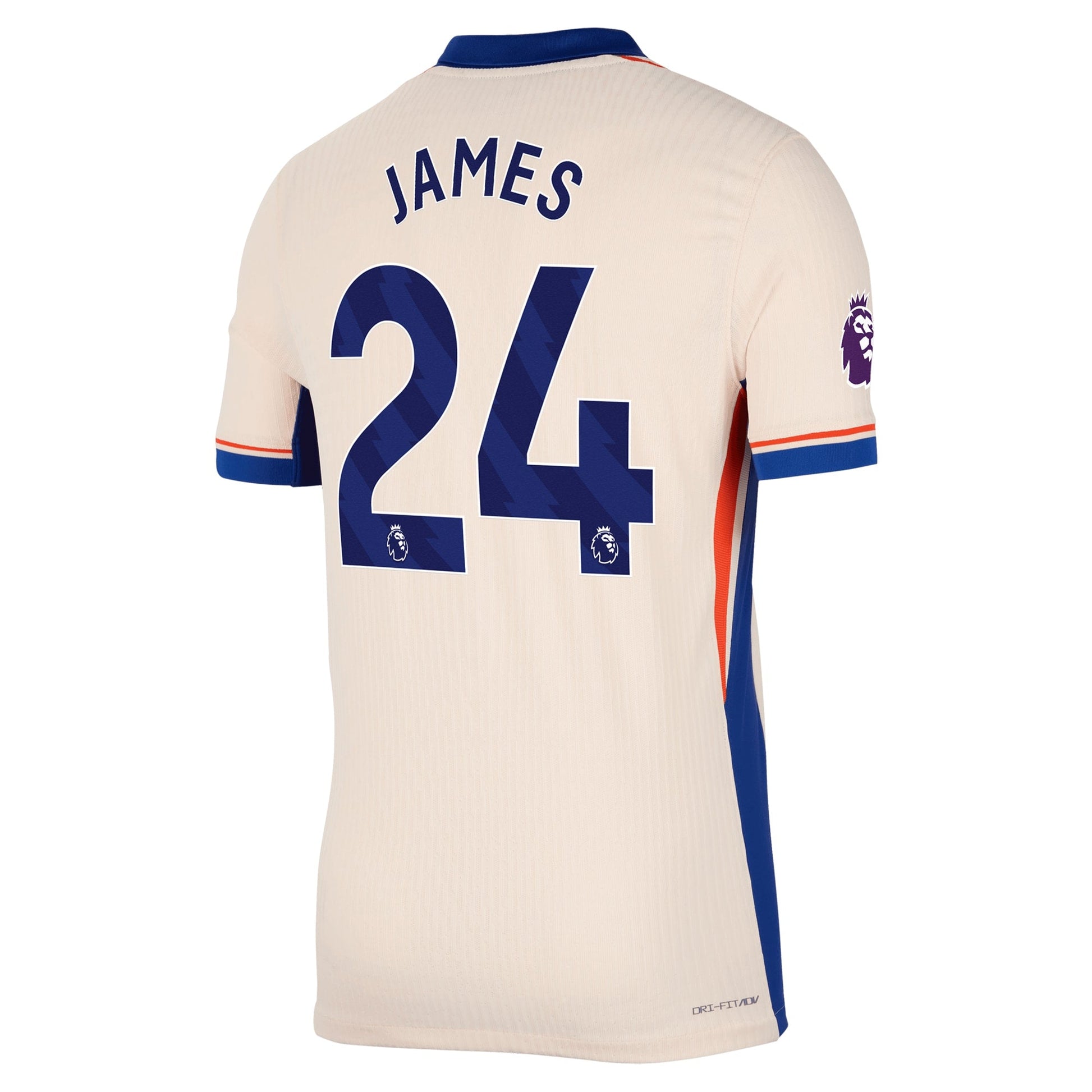 Men's Nike Reece James Orange Chelsea 2024/25 Away Authentic Player Jersey