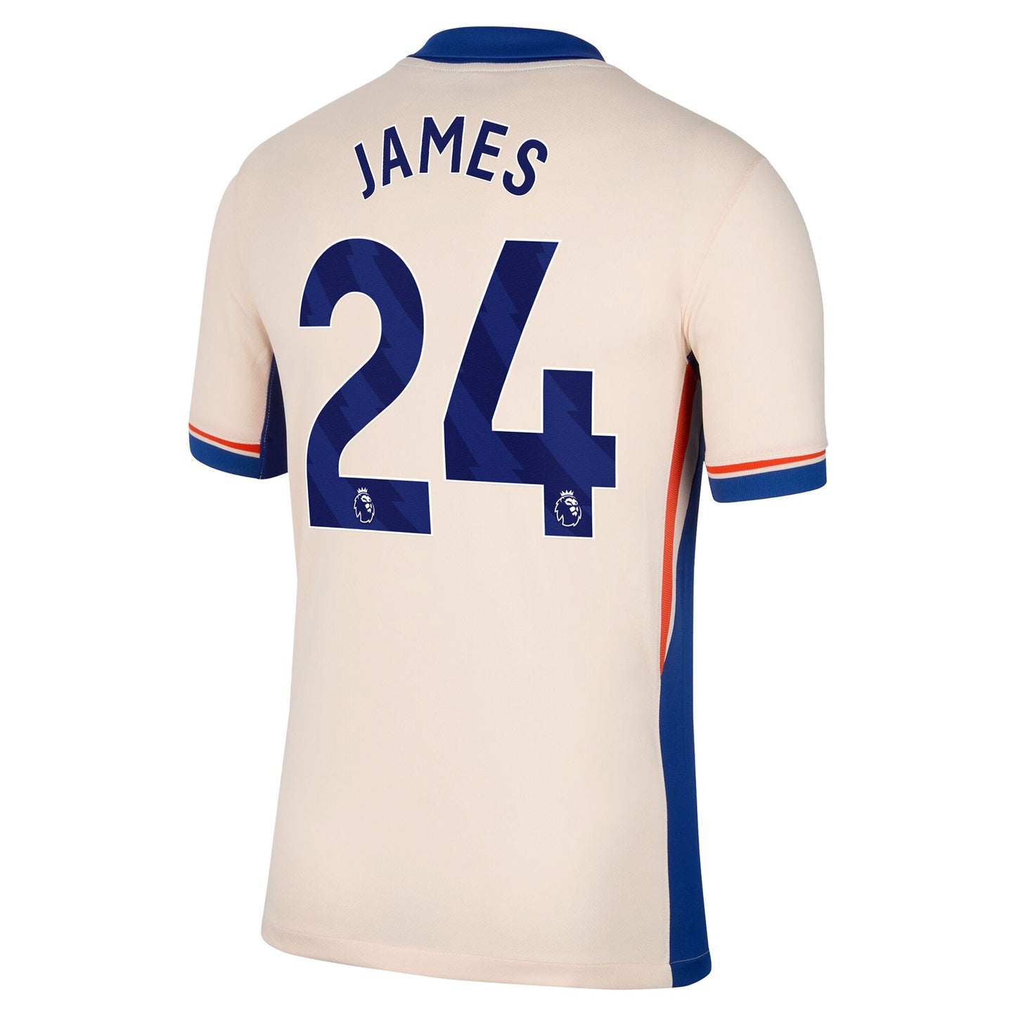 Men's Nike Reece James Orange Chelsea 2024/25 Away Replica Player Jersey