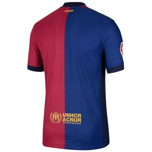 Men's Nike Royal Barcelona 2024/25 Home Authentic Jersey - Customizable