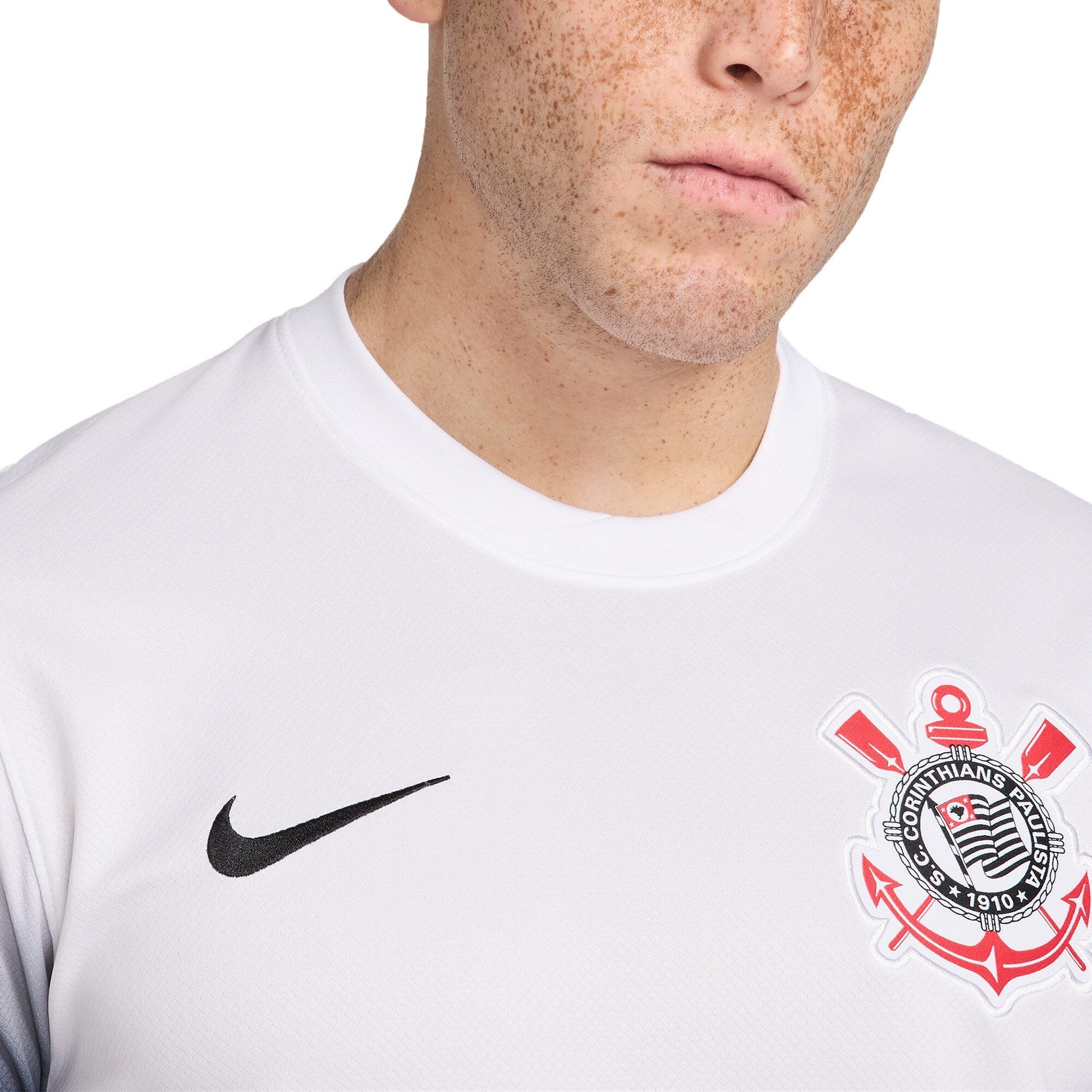 Men's Nike White Corinthians 2024/25 Home Replica Jersey - Customizable