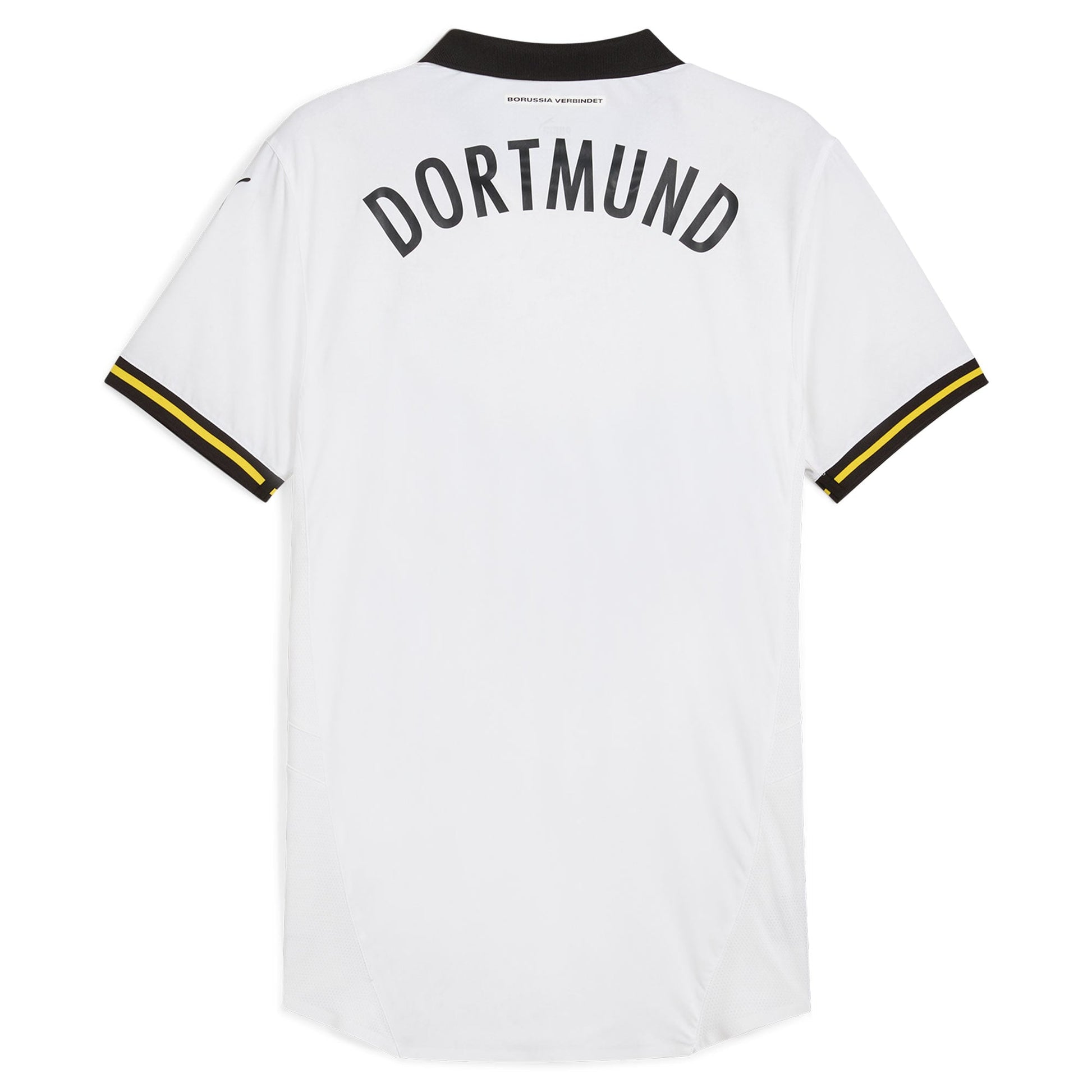 Men's Puma White Borussia Dortmund 2024/25 Third Authentic Jersey - Customizable