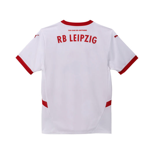 Men's Puma White RB Leipzig 2024/25 Home Replica Jersey - Customizable