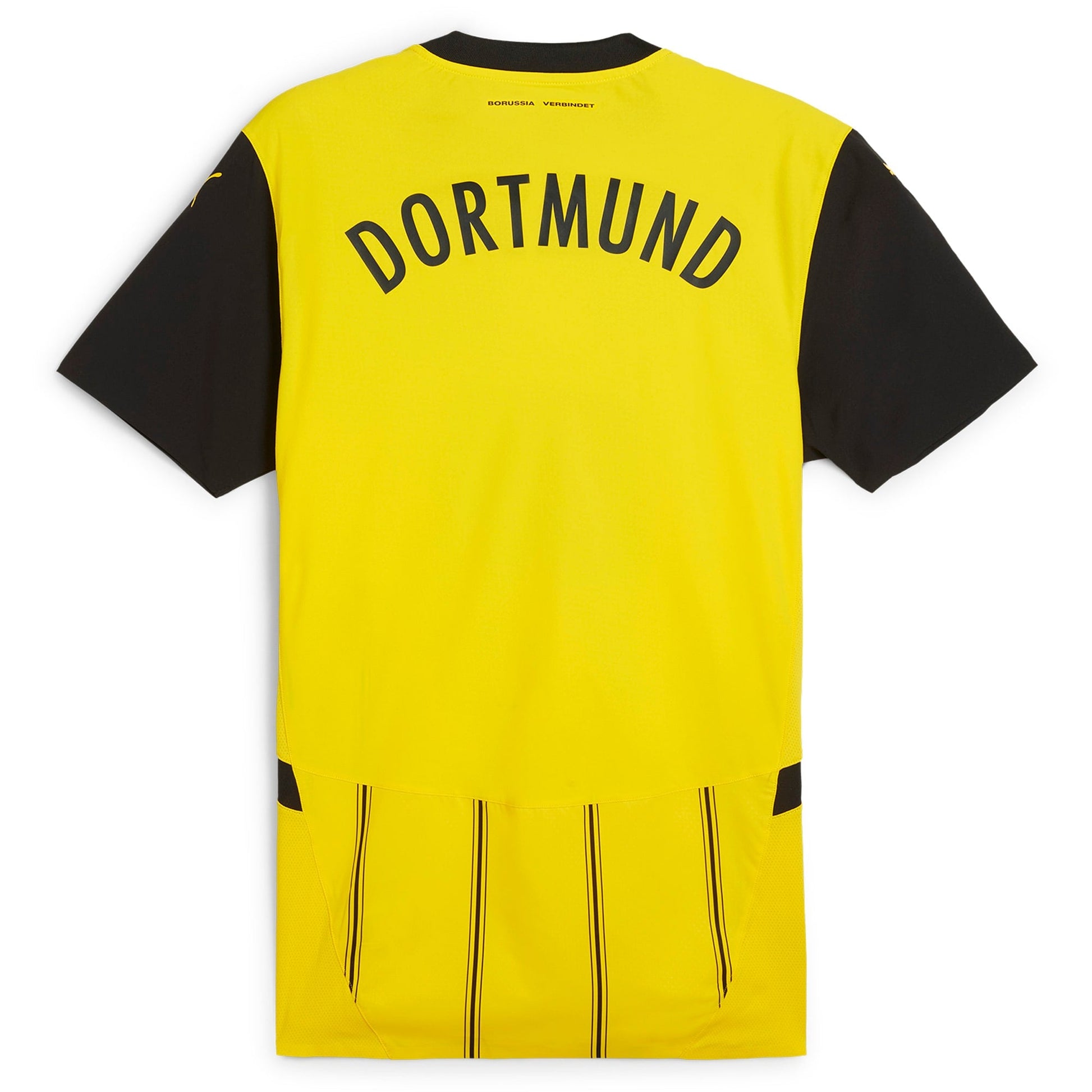 Men's Puma Yellow Borussia Dortmund 2024/25 Home Authentic Jersey - Customizable