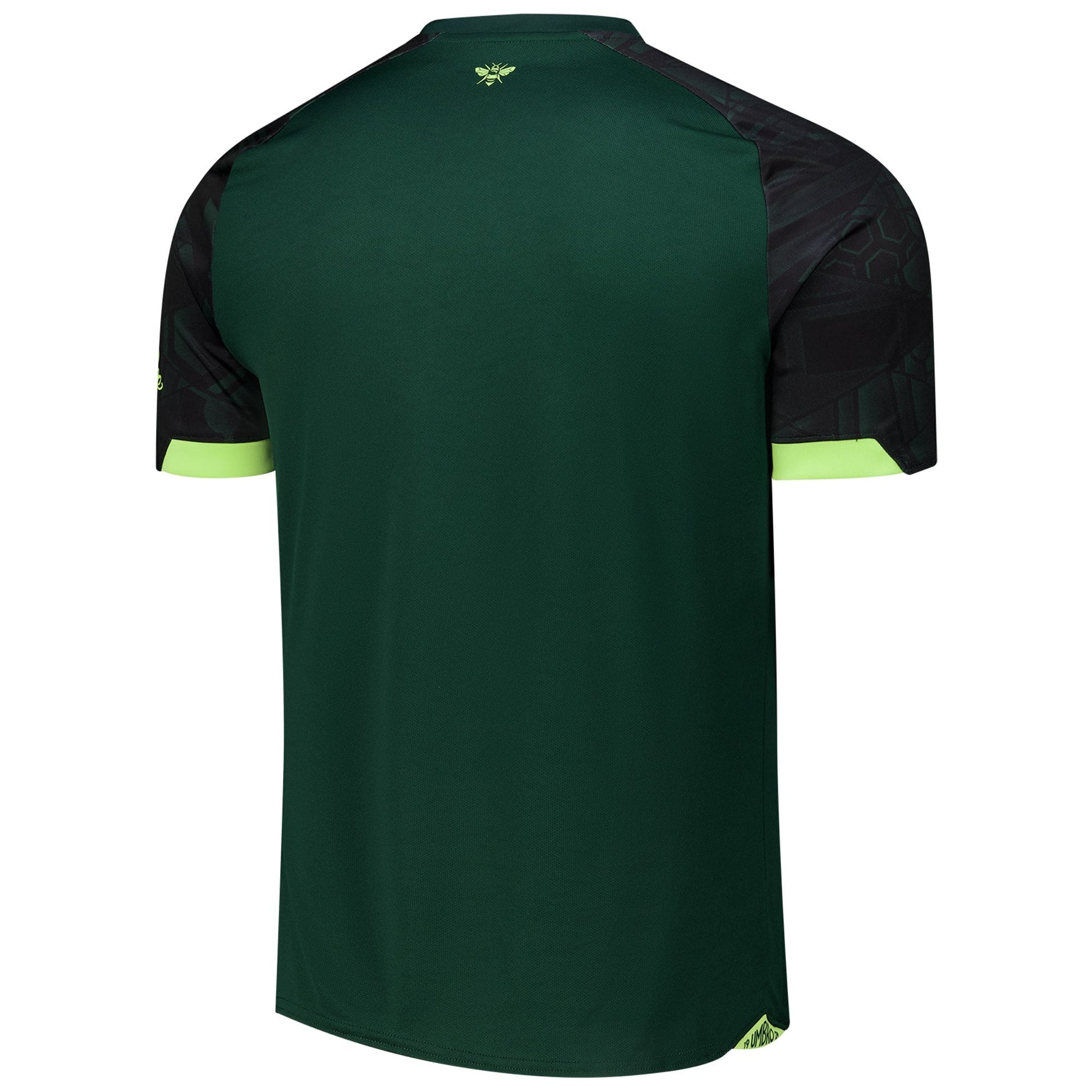 Men's Umbro Black/Green Brentford FC 2024/25 Third Replica Jersey - Customizable