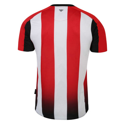 Men's Umbro Red Brentford FC 2024/25 Home Replica Jersey - Customizable