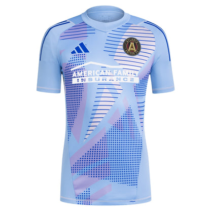 Men's adidas Blue Atlanta United FC 2024 Goalkeeper Jersey - Customizable