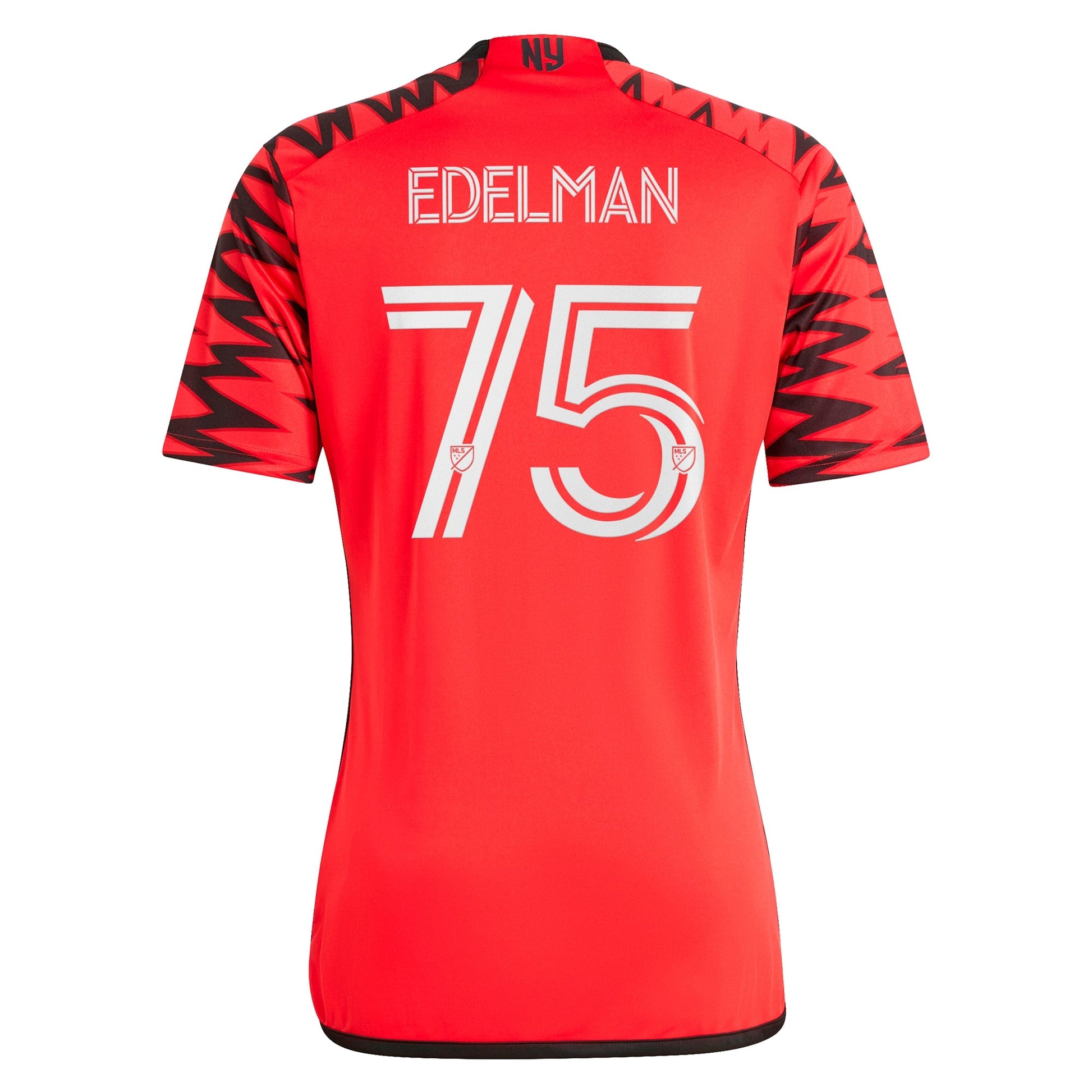 Men's adidas Daniel Edelman Red New York Red Bulls 2024 Legacy Replica Player Jersey