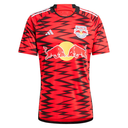 Men's adidas Daniel Edelman Red New York Red Bulls 2024 Legacy Replica Player Jersey