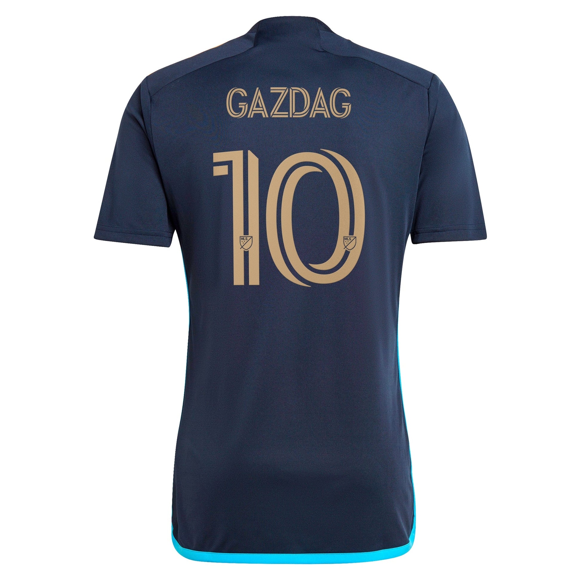 Men's adidas Daniel Gazdag Navy Philadelphia Union 2024 The XV Kit Replica Player Jersey