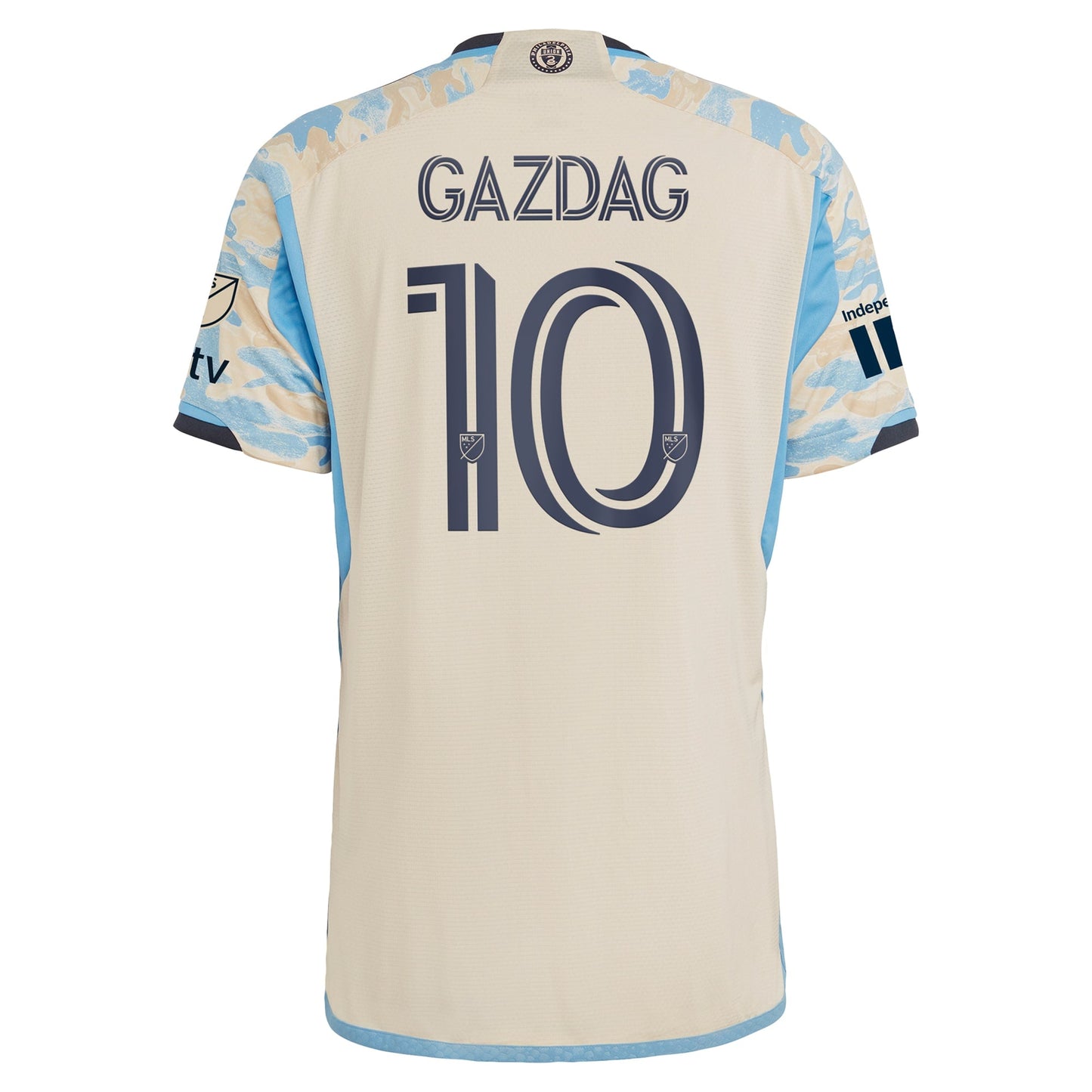 Men's adidas Daniel Gazdag Tan Philadelphia Union 2024 Authentic Secondary Player Jersey