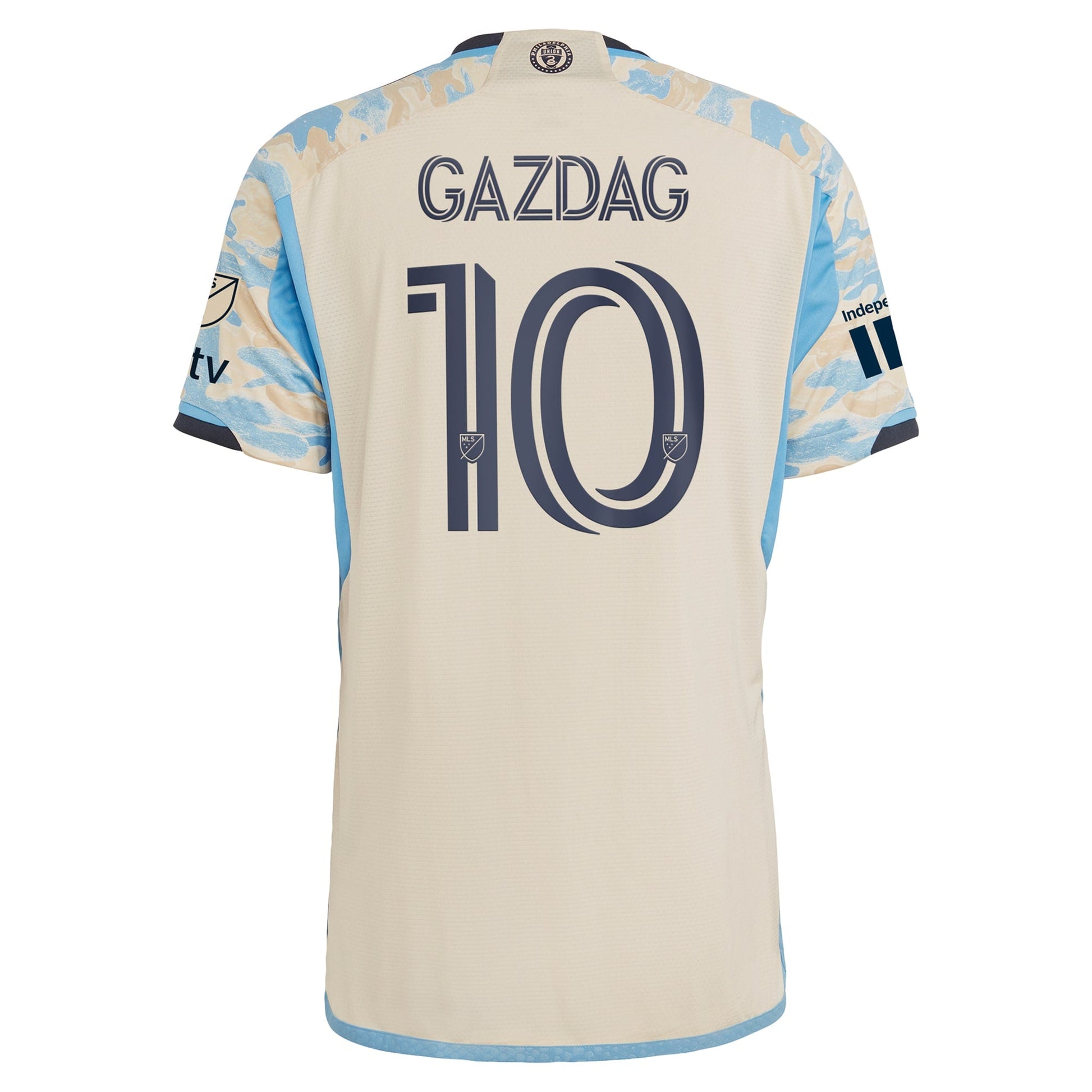 Men's adidas Daniel Gazdag Tan Philadelphia Union 2024 Authentic Secondary Player Jersey