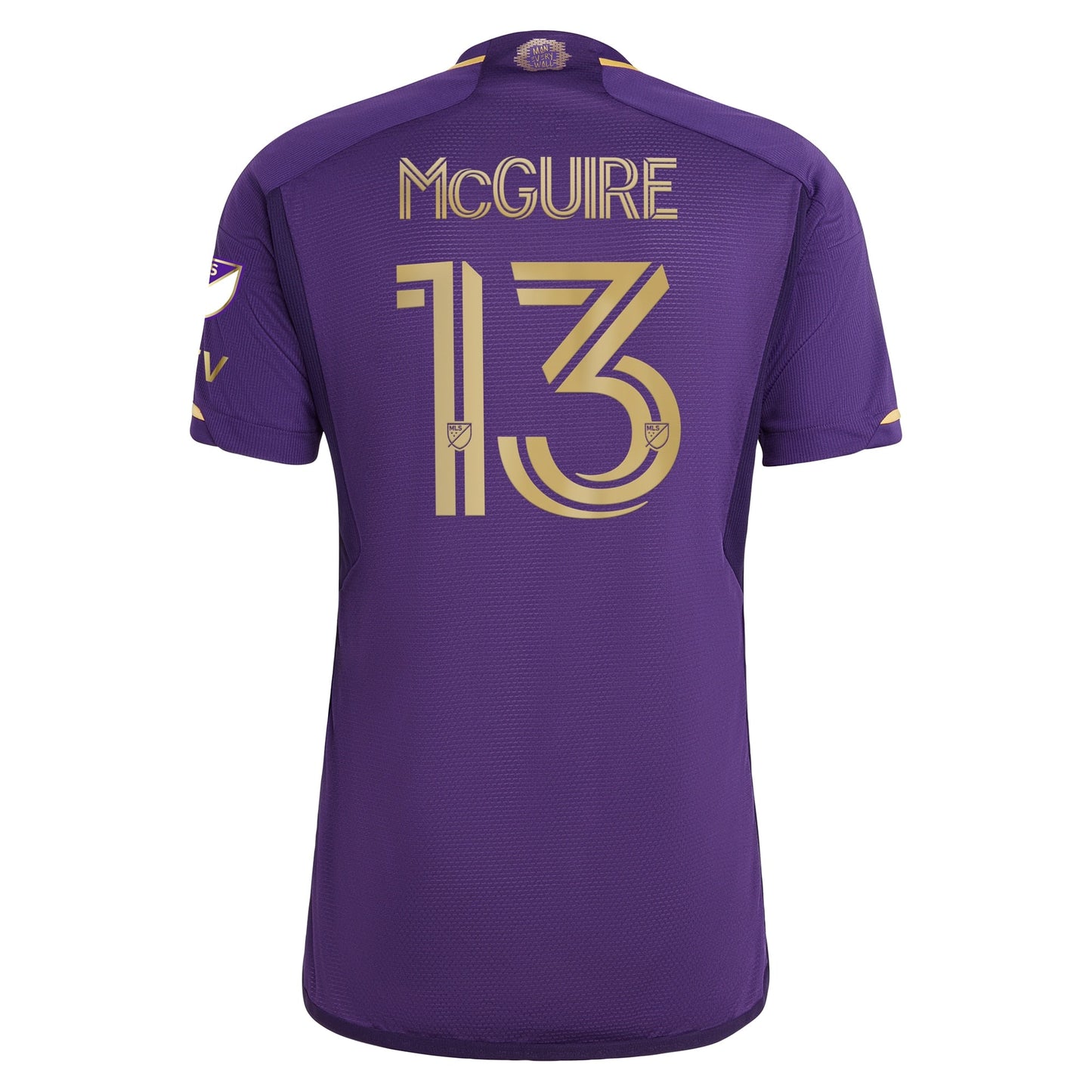 Men's adidas Duncan McGuire Purple Orlando City SC 2024 The Wall Kit Authentic Player Jersey