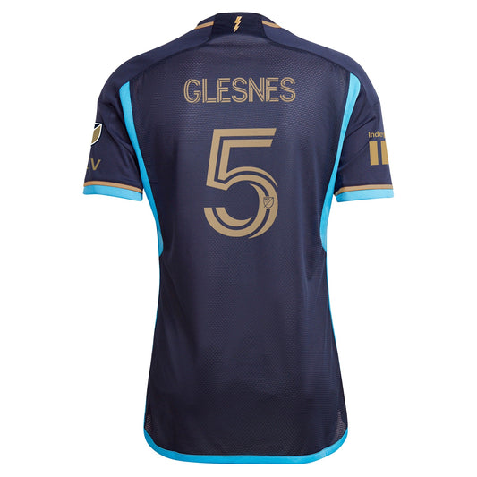 Men's adidas Jakob Glesnes Navy Philadelphia Union 2024 Primary Authentic Player Jersey