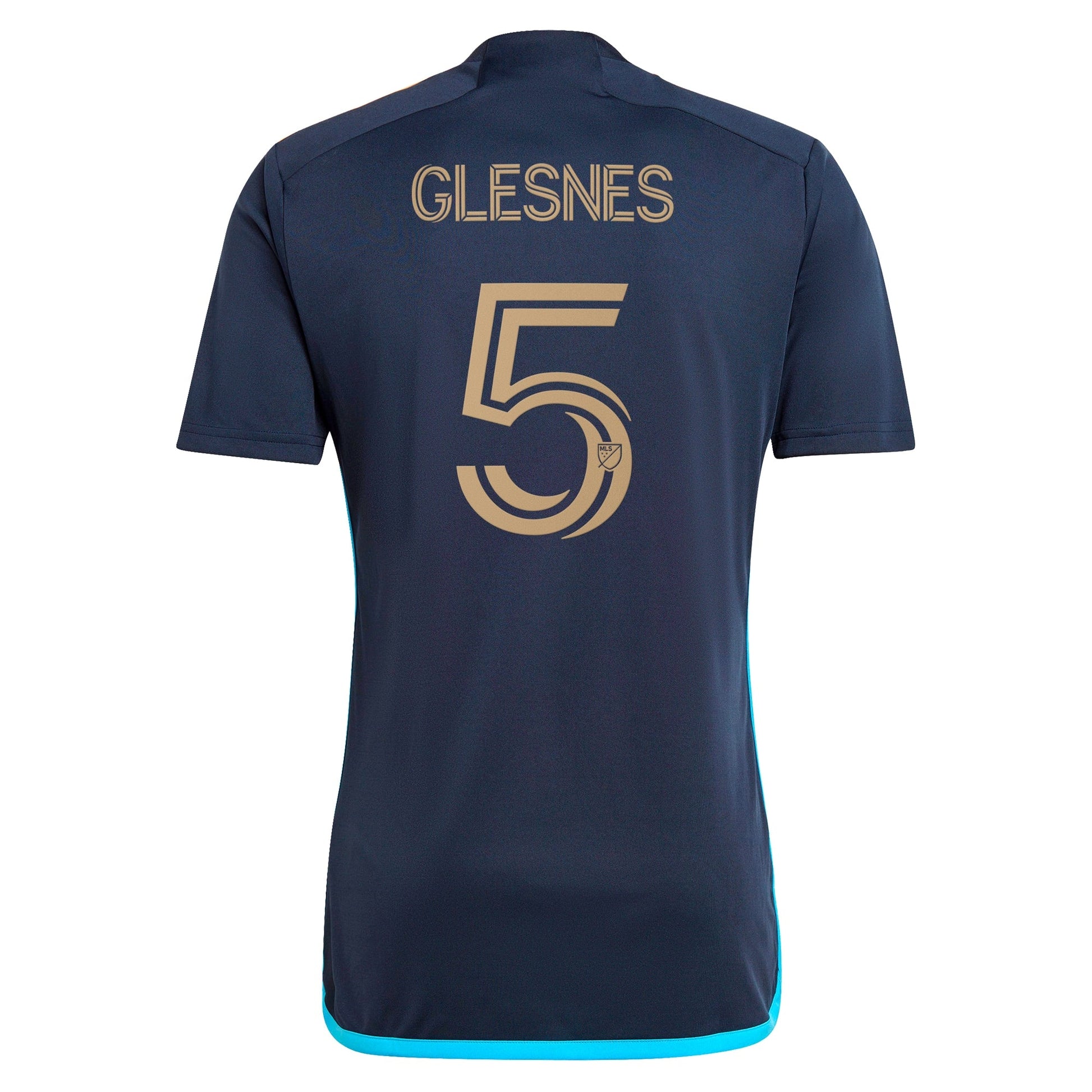 Men's adidas Jakob Glesnes Navy Philadelphia Union 2024 The XV Kit Replica Player Jersey