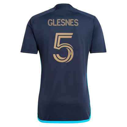 Men's adidas Jakob Glesnes Navy Philadelphia Union 2024 The XV Kit Replica Player Jersey