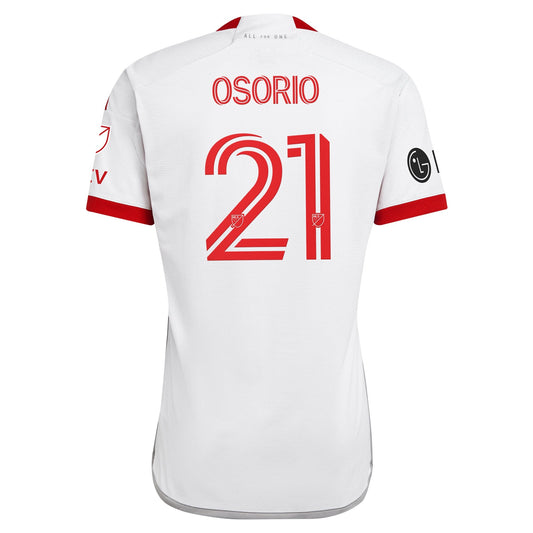 Men's adidas Jonathan Osorio White Toronto FC 2024 GTA Kit Authentic Player Jersey