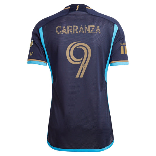 Men's adidas Julian Carranza Navy Philadelphia Union 2024 Primary Authentic Player Jersey