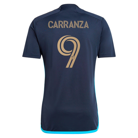 Men's adidas Julian Carranza Navy Philadelphia Union 2024 The XV Kit Replica Player Jersey