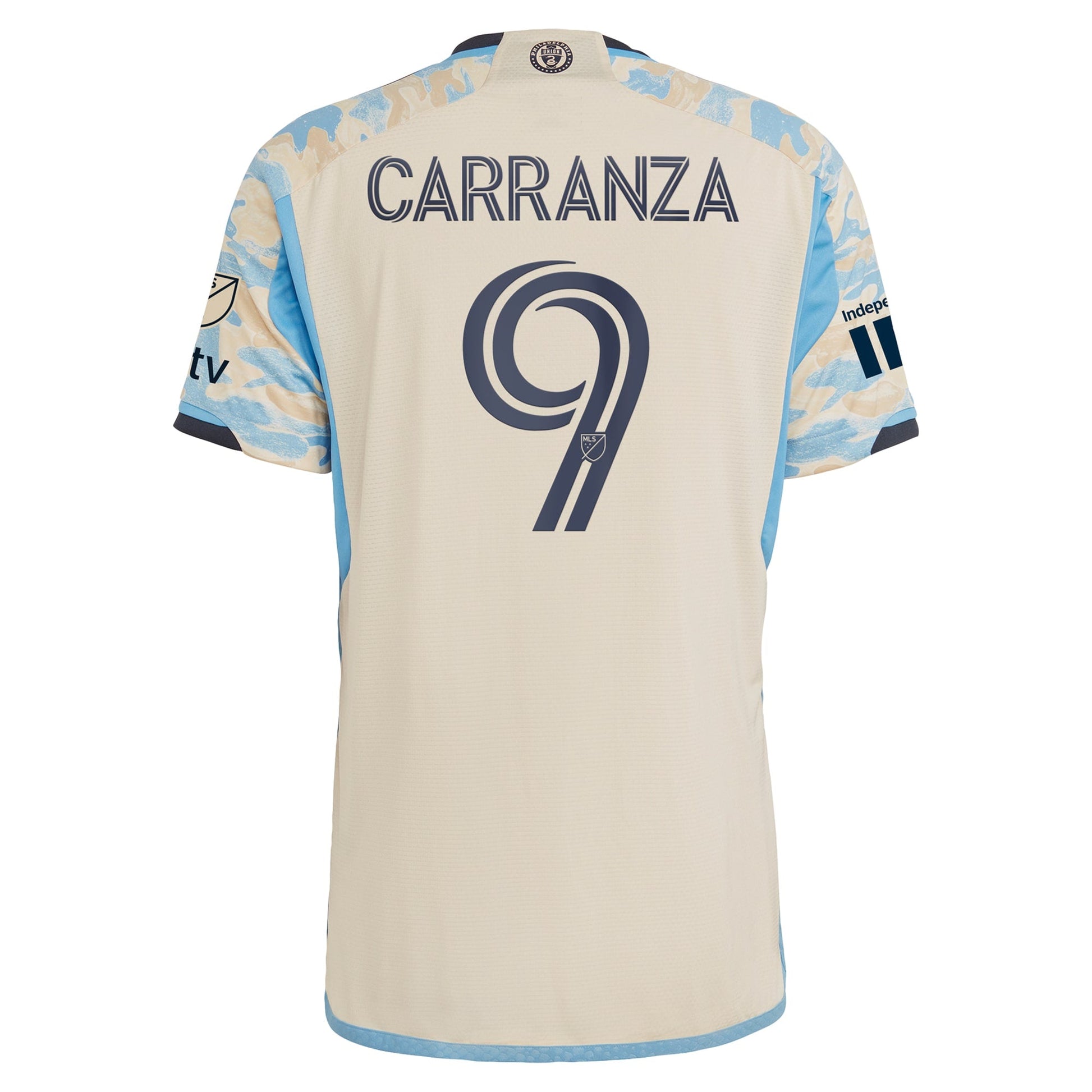 Men's adidas Julian Carranza Tan Philadelphia Union 2024 Authentic Secondary Player Jersey