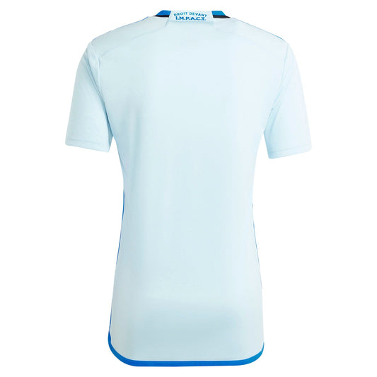 Men's adidas Light Blue CF Montreal 2024 La Main Replica Jersey - Customizable