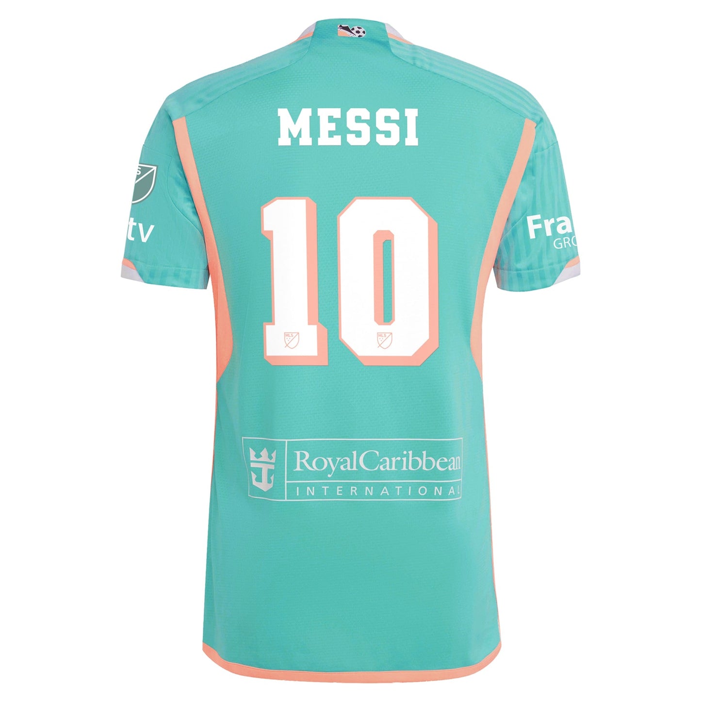 Men's adidas Lionel Messi Aqua Inter Miami CF 2024 Archive Authentic Jersey