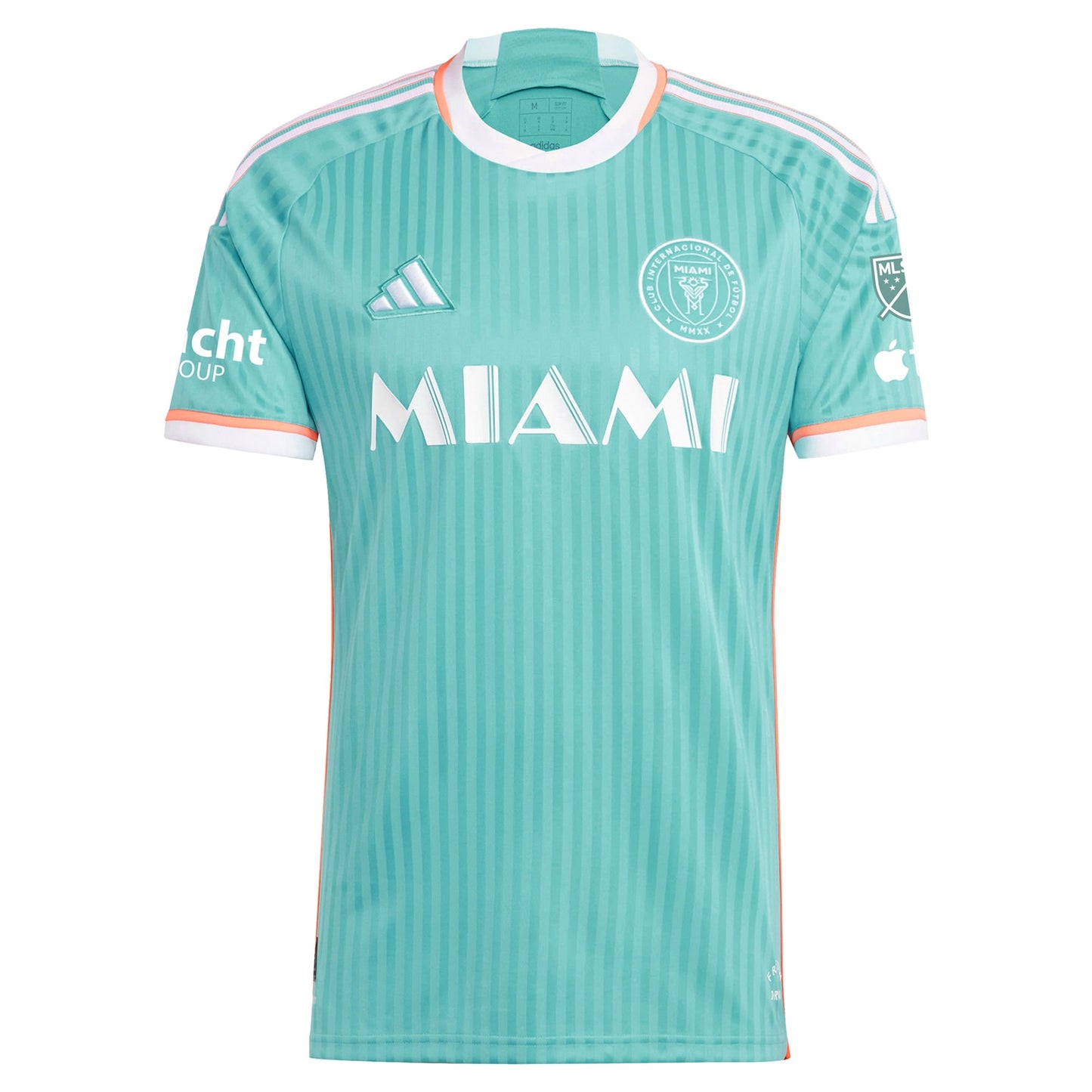 Men's adidas Lionel Messi Aqua Inter Miami CF 2024 Archive Authentic Jersey