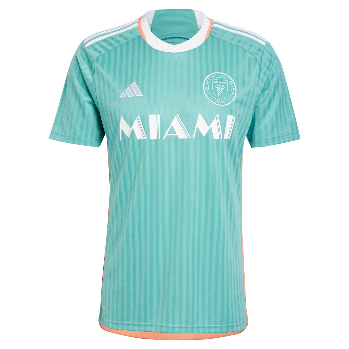 Men's adidas Lionel Messi Aqua Inter Miami CF 2024 Archive Replica Player Jersey