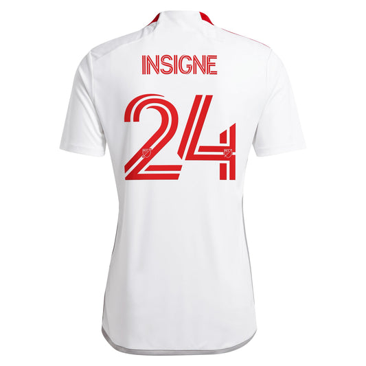 Men's adidas Lorenzo Insigne White Toronto FC 2024 GTA Kit Replica Player Jersey